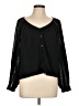 Universal Thread Black Long Sleeve Blouse Size L - photo 1