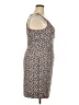 Robbie Bee 100% Polyester Animal Print Brown Casual Dress Size 18 - photo 4