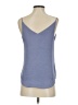 Express 100% Polyester Blue Sleeveless Top Size XS - photo 2