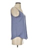 Express 100% Polyester Blue Sleeveless Top Size XS - photo 4