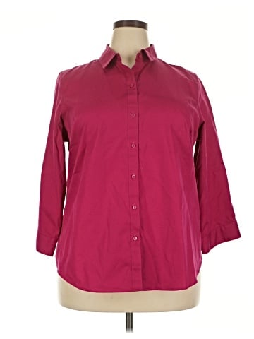 Coldwater Creek 3/4 Sleeve Button-Down Shirt (view 1)