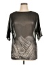 Unbranded Silver Short Sleeve Blouse Size 0X (estimated) - photo 1