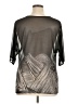 Unbranded Silver Short Sleeve Blouse Size 0X (estimated) - photo 2