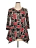Unbranded Black 3/4 Sleeve Blouse Size XL - photo 1