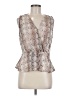Chelsea28 100% Polyester Silver Sleeveless Blouse Size M - photo 1