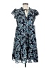 Eliza J 100% Polyester Blue Short Sleeve Top Size 4 - photo 1