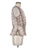 Chelsea28 100% Polyester Silver Sleeveless Blouse Size M - photo 4