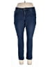 Faded Glory Solid Blue Jeans Size 18WP - photo 1