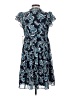 Eliza J 100% Polyester Blue Short Sleeve Top Size 4 - photo 2