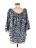 verse Blue 3/4 Sleeve Blouse Size Med - photo 2