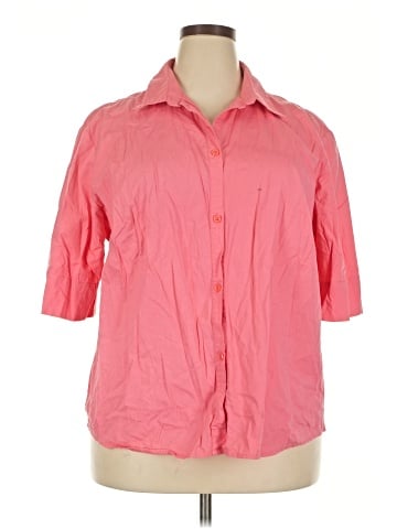 DressBarn 3/4 Sleeve Button-Down Shirt (view 1)