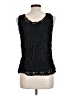 Assorted Brands 100% Polyester Black Sleeveless Blouse Size L - photo 2