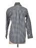 Short Story Checkered-gingham Gray Long Sleeve Button-Down Shirt Size S - photo 2