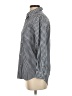 Short Story Checkered-gingham Gray Long Sleeve Button-Down Shirt Size S - photo 5