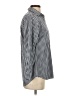 Short Story Checkered-gingham Gray Long Sleeve Button-Down Shirt Size S - photo 4