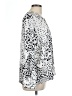 dalia 100% Polyester Animal Print Silver Long Sleeve Blouse Size L - photo 4
