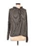 Mod On Trend Stripes Black Long Sleeve Blouse Size M - photo 1