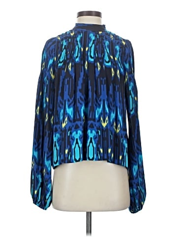Marie Oliver Long Sleeve Silk Top (view 1)