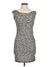 Unbranded 100% Polyester Stripes Gray Casual Dress Size M - photo 1