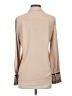 Equipment Color Block Tan Long Sleeve Blouse Size XXS - photo 2