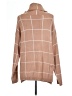 Kirundo Plaid Tan Turtleneck Sweater Size L - photo 2