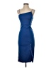 Lyaner Solid Blue Cocktail Dress Size XS - photo 1
