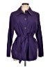Chico's Purple Trenchcoat Size Lg (2) - photo 1