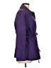 Chico's Purple Trenchcoat Size Lg (2) - photo 4