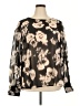 LTS Basics 100% Polyester Brown Long Sleeve Blouse Size 20 - photo 1