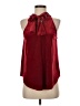 Gibson Burgundy Sleeveless Blouse Size XS - photo 1