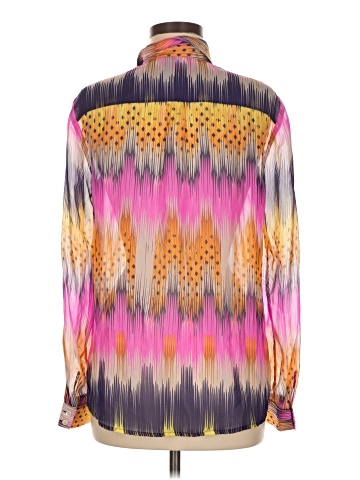 Leifsdottir Long Sleeve Silk Top (view 2)
