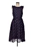 Bobeau 100% Polyester Hearts Blue Casual Dress Size M - photo 1