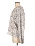 Unbranded Animal Print Gray Long Sleeve Blouse Size M - photo 5