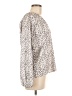 Unbranded Animal Print Gray Long Sleeve Blouse Size M - photo 4