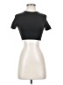 Zara Silver Short Sleeve Turtleneck Size S - photo 1