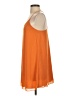 Naked Zebra 100% Polyester Solid Orange Casual Dress Size S - photo 5