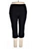 Courtenay Solid Black Active Pants Size 18 - photo 2