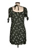 Francesca's 100% Polyester Green Casual Dress Size L - photo 2