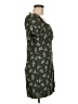 Francesca's 100% Polyester Green Casual Dress Size L - photo 4