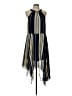 Esley 100% Polyester Stripes Blue Casual Dress Size L - photo 1