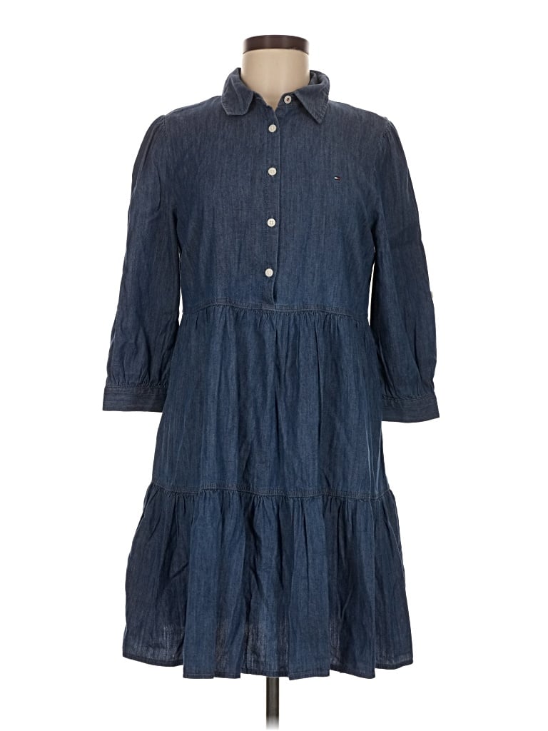 Pre-owned Tommy Hilfiger Casual Dress In Blue