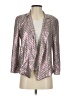 Ella Moss 100% Nylon Chevron-herringbone Silver Blazer Size S - photo 1