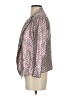 Ella Moss 100% Nylon Chevron-herringbone Silver Blazer Size S - photo 5