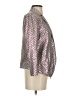 Ella Moss 100% Nylon Chevron-herringbone Silver Blazer Size S - photo 4