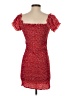 Shein 100% Polyester Hearts Red Casual Dress Size XS - photo 2