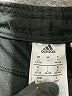 Adidas 100% Polyester Black Track Pants Size L - photo 7