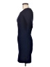 Cache Solid Blue Casual Dress Size M - photo 5