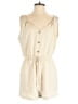 Shein 100% Polyester Solid Ivory Romper Size M - photo 1