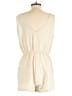 Shein 100% Polyester Solid Ivory Romper Size M - photo 2