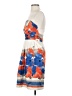 Outback Red Print Orange Cocktail Dress Size 0 - photo 5